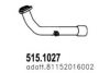 MAN 81152016002 Exhaust Pipe